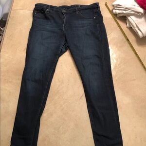 Ag Adriano Goldschmied Midnight Indigo Jeans sz 32